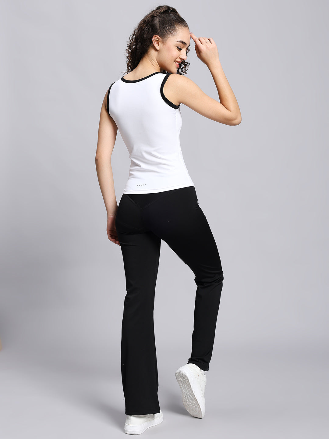 Co-ord set: Sculpting Contrast set -Buttermilk